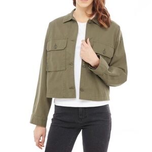 Vans Olive Green Utility Jacket for Women